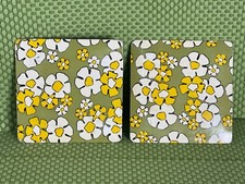 Tapete de balão antigo verde abacate com margaridas brancas e amarelas 7x 7 comprar usado  Enviando para Brazil