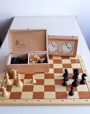 Turnier schachspiel holz gebraucht kaufen  Wackersdorf