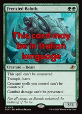 Mtg frenzied baloth usato  Italia