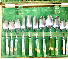 Bakelite flatware green for sale  Chapel Hill