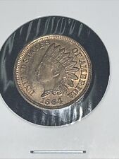 Centavo cabeza india 1864 gema BU+++ RB borde ligero abolladura segunda mano  Embacar hacia Argentina