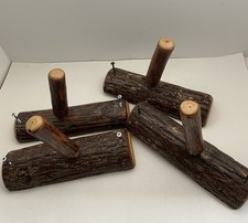 4 peças gancho de galho ganchos de parede naturais adesivo tronco de pinho cabides de cabine comprar usado  Enviando para Brazil
