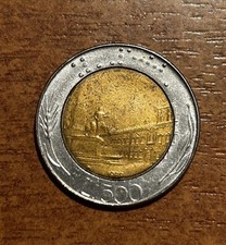 500 lire bimetalliche usato  Italia