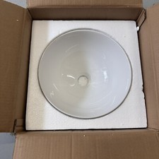 Pia de banheiro Lofeyo 13 x 13 acima da bancada cerâmica branca comprar usado  Enviando para Brazil