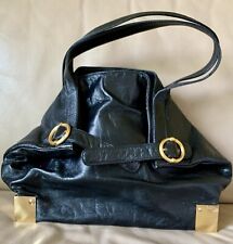 Handbag black leather for sale  Jeffersonville