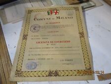 Comune milano licenza usato  Ragusa