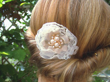 Haarschmuck haarklipper ivory gebraucht kaufen  Amberg
