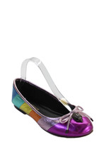 Zapatos planos de ballet multicolor talla 7 Kurt Geiger London adornados para mujer segunda mano  Embacar hacia Mexico