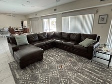 Sectional leather sofa for sale  Pompano Beach