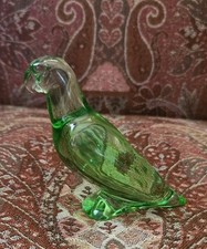 Estatueta de vidro cristal vintage verde papagaio bacará 4" comprar usado  Enviando para Brazil