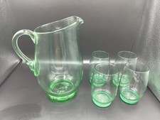 Jug four glasses for sale  PETERSFIELD