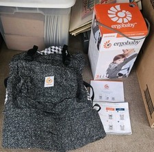 Porta-bebês Ergobaby original 3 posições, sarja preta CAIXA ABERTA sarja preta  comprar usado  Enviando para Brazil