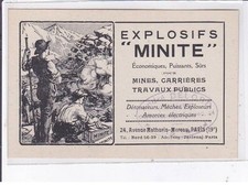 Publicite explosifs minite d'occasion  France
