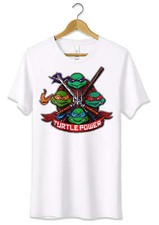 Shirt maglietta tartarughe usato  Campagna