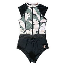 Body Glove Feminino Terno de Stand Up Paddle Peça Única Tamanho XS Rosa Verde Natação Tropical comprar usado  Enviando para Brazil