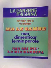 Fascicolo edicola canzone usato  Sanremo