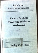 Finanzgerichtsordnung kommenta gebraucht kaufen  Koblenz