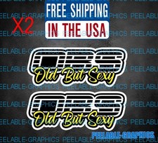 (2) Adesivo adesivo OBS Trucks corpo quadrado levantado caminhão turbo diesel antigo C comprar usado  Enviando para Brazil