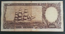 Argentine billet 1000 d'occasion  Venelles