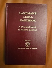 Landman legal handbook for sale  Tucson