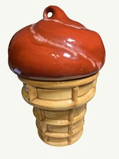 Usado, Frasco de biscoito cone de sorvete de cerâmica comprar usado  Enviando para Brazil