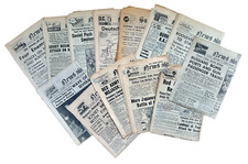 Ww2 british newspapers for sale  LONDON