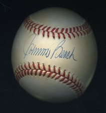 Bola de beisebol ONL autografada assinada por Johnny Bench *AB276 comprar usado Bola de beisebol ONL autografada assinada por Johnny Bench *AB276 comprar usado  Enviando para Brazil
