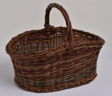 Petit panier osier d'occasion  Freneuse