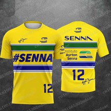 Nova Camiseta Ayrton Senna F1 Legend Comemorativa Verão Respirável - Nova em folha! comprar usado  Enviando para Brazil