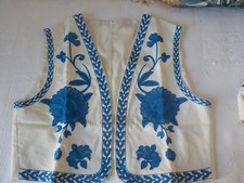 Gilet boléro brodé d'occasion  Vichy