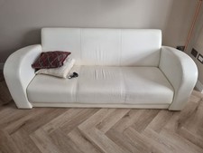 Piece sofa white for sale  ILFORD