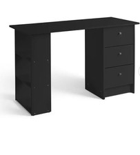 Black malibu desk for sale  LUTON