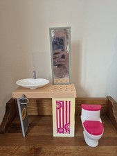 Barbie dolls bathroom for sale  CHESTERFIELD