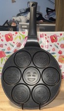 Panqueca Emoji Smiley Face revestimento antiaderente alumínio panela café da manhã bolos comprar usado  Enviando para Brazil