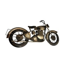Arte de parede de metal rústica para motocicleta pendurada escovada comprar usado  Enviando para Brazil