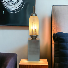 Mesa Design "Antena 'L'" Exclusiva Cromada Anos 70 Abajur de Mesa Mesa Mesa comprar usado  Enviando para Brazil
