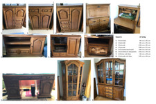 Wohnzimmer arbeitszimmer eiche gebraucht kaufen  Zwenkau