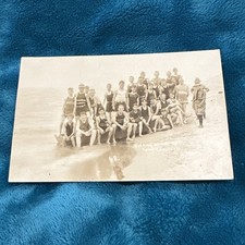 Cartão postal RPPC Bathing At Lake Michigan Camp Roosevelt Muskegon Michigan MI, usado comprar usado  Enviando para Brazil