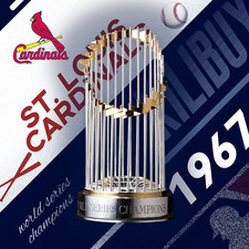 11,8"" St. Louis Cardinals World Series Championship Trophy Replica Award 1967, usado comprar usado  Enviando para Brazil