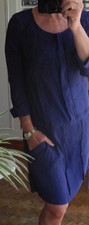 Robe etam bleu d'occasion  Rouxmesnil-Bouteilles