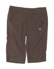 Bermuda Adidas Feminina Climalite Reino Unido 12 Média W30 Cinza Poliéster AQ01 comprar usado  Enviando para Brazil