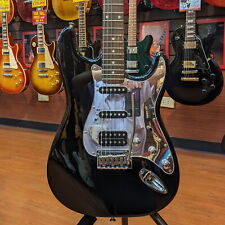 Squier Black&Chrome Standard Stratocaster HSS Usado 2005 Corpo Agathis com Estojo Macio comprar usado  Enviando para Brazil