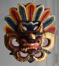 Balinesische barong maske gebraucht kaufen  Leinfelden-Echterdingen