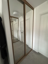 Sliding mirrored wardrobe for sale  WICKFORD