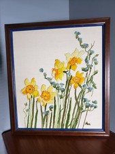 Vintage daffodil floral for sale  Rocky Hill