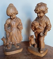 Vintage figurines bois d'occasion  Lodève