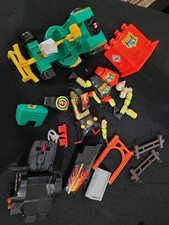 1991 Tyco bonecos de teste de colisão peças e peças cortador de grama lixeira motocicleta, usado comprar usado  Enviando para Brazil