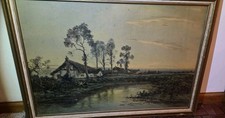 landscape framed wall art for sale  Danville