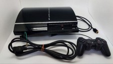 Primeiro console preto Sony PlayStation 3 PS3 CECHA00 60GB JOGO operação confirmada comprar usado  Enviando para Brazil