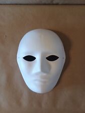 White cardboard masks. for sale  Janesville